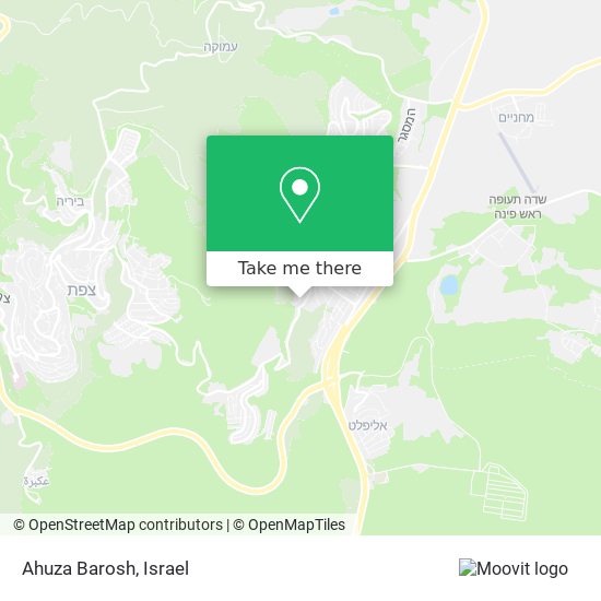 Карта Ahuza Barosh