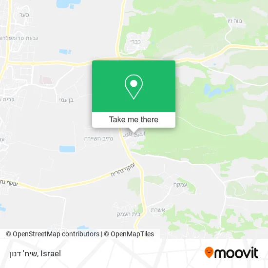 Карта שיח' דנון