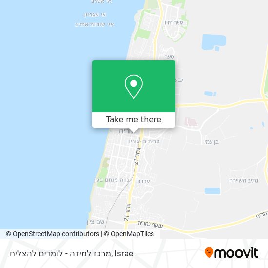 מרכז למידה - לומדים להצליח map