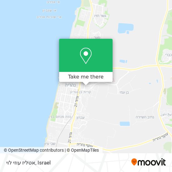 אטליז עוזי לוי map