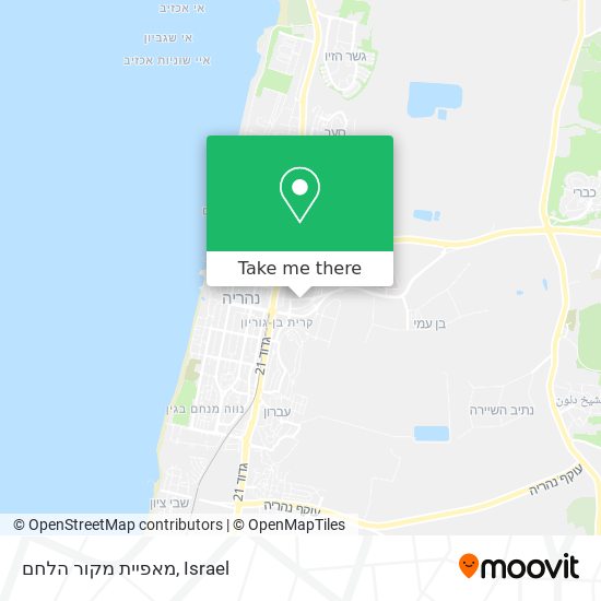 מאפיית מקור הלחם map