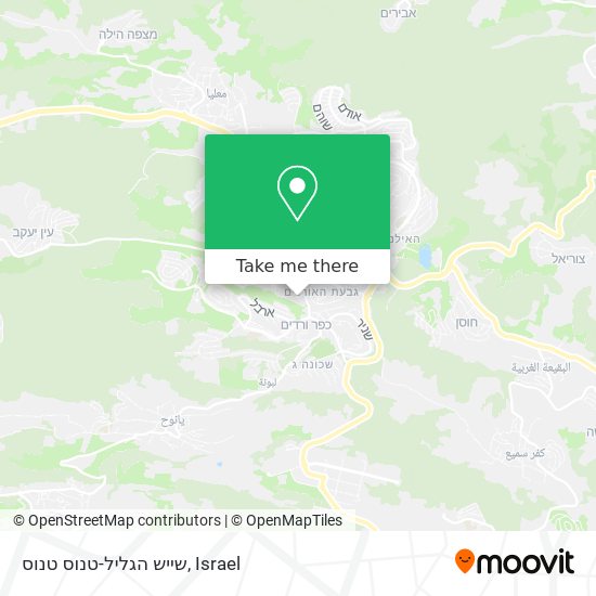 שייש הגליל-טנוס טנוס map