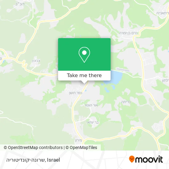 Карта שרונה-קונדיטוריה