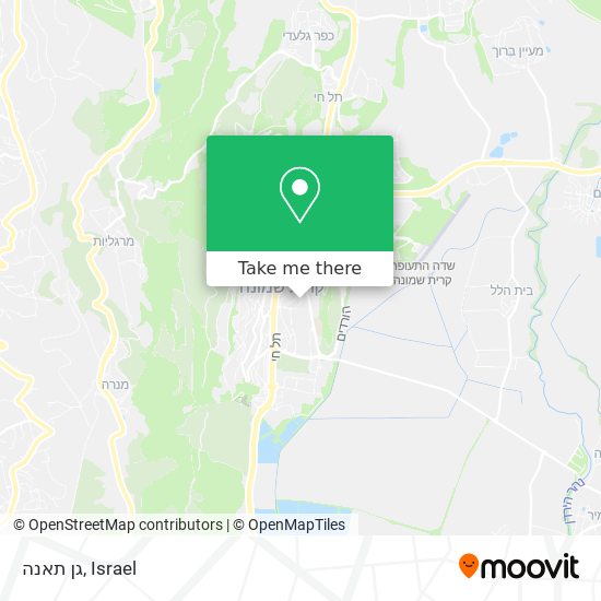 גן תאנה map