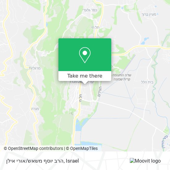 הרב יוסף משאש/אורי אילן map