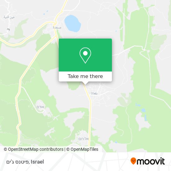 פיטנס ג'ים map