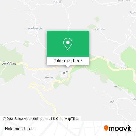 Halamish map
