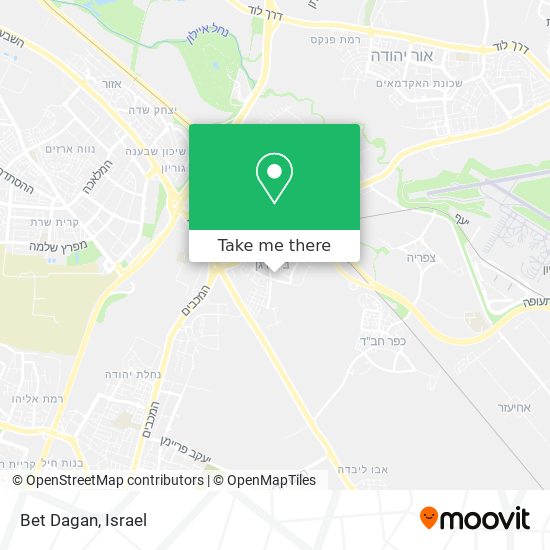 Карта Bet Dagan