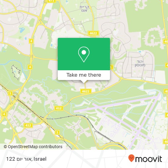 אור יום 122 map