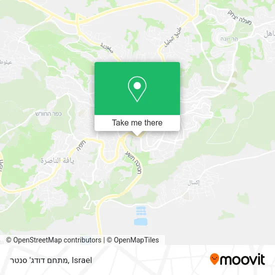 Карта מתחם דודג' סנטר