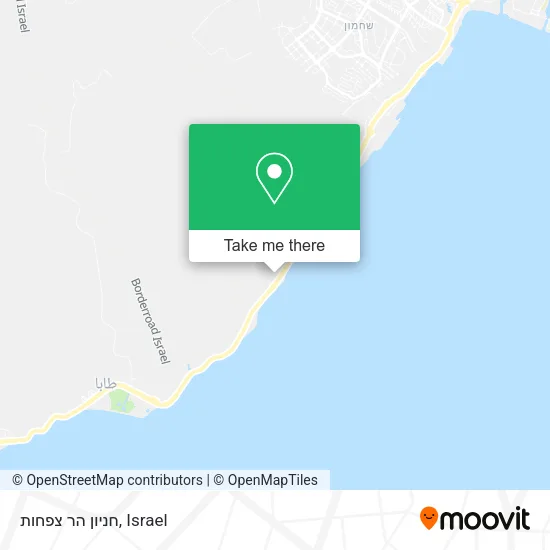 Карта חניון הר צפחות