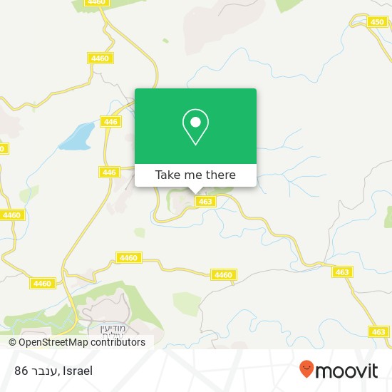 ענבר 86 map