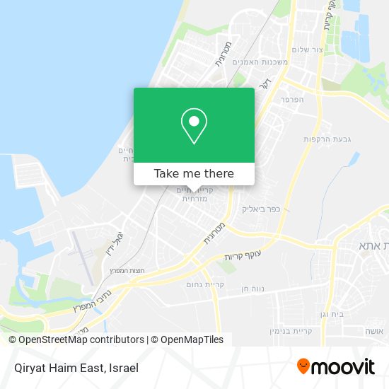 Qiryat Haim East map
