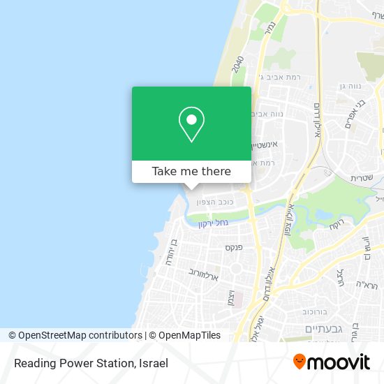 Reading Power Station map