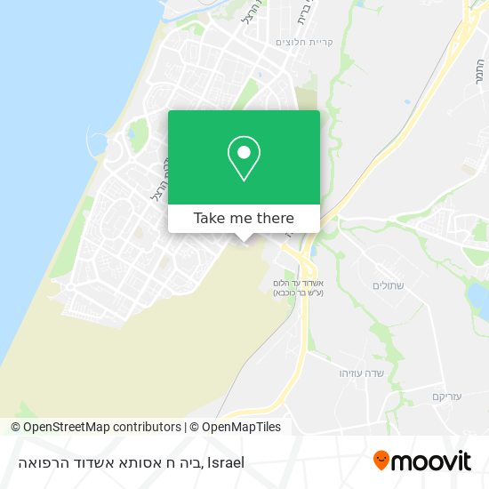 ביה ח אסותא אשדוד הרפואה map