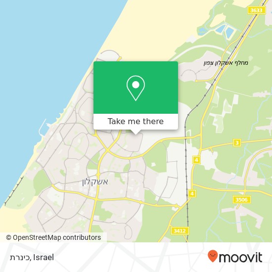 כינרת map