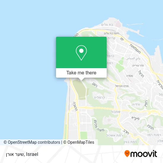 Карта שער אורן