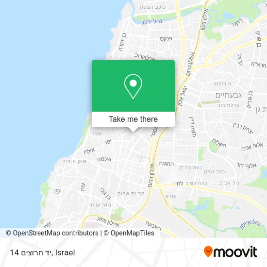 Карта יד חרוצים 14