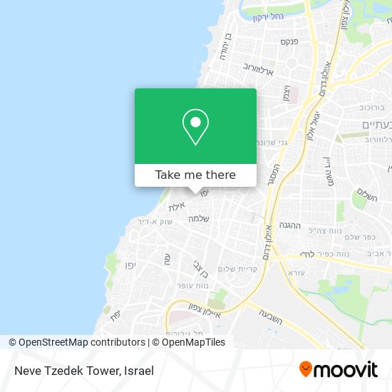 Neve Tzedek Tower map