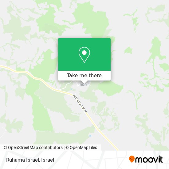 Ruhama Israel map