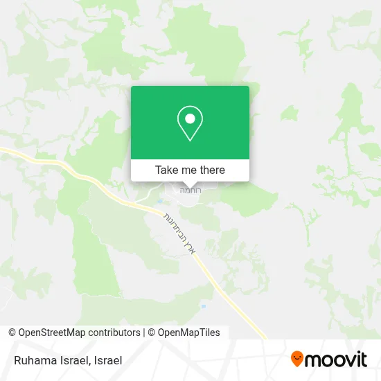 Ruhama Israel map