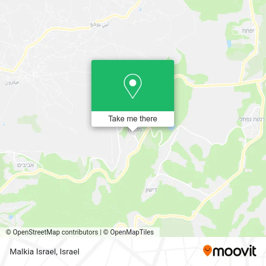 Карта Malkia Israel