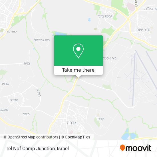 Карта Tel Nof Camp Junction