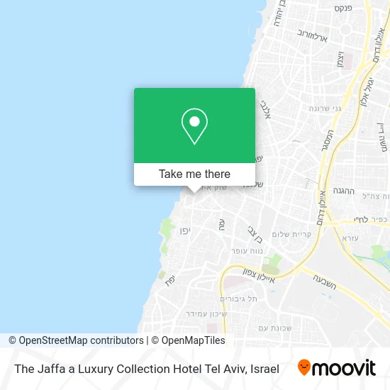 Карта The Jaffa a Luxury Collection Hotel Tel Aviv