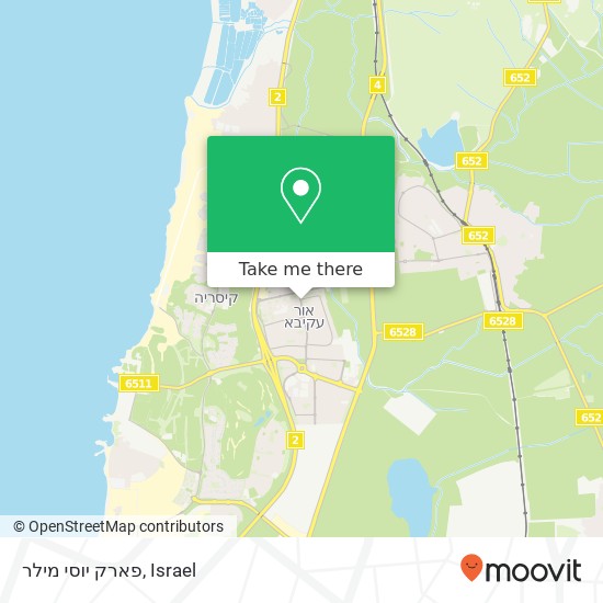 פארק יוסי מילר map