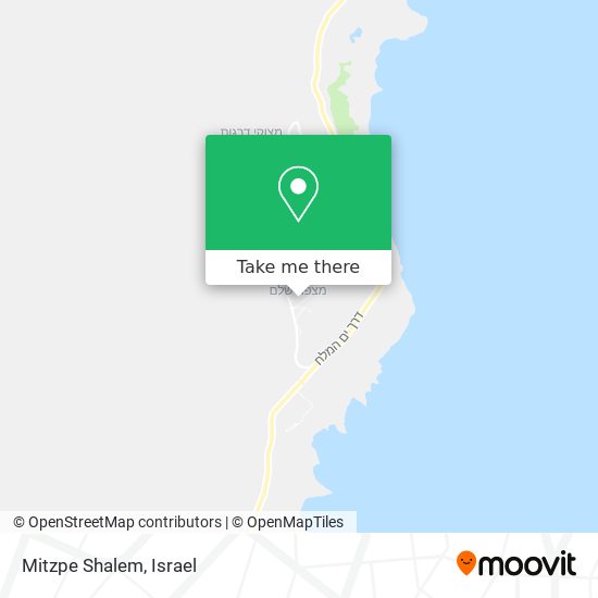 Карта Mitzpe Shalem