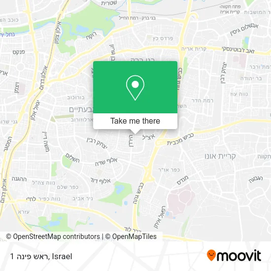 Карта ראש פינה 1