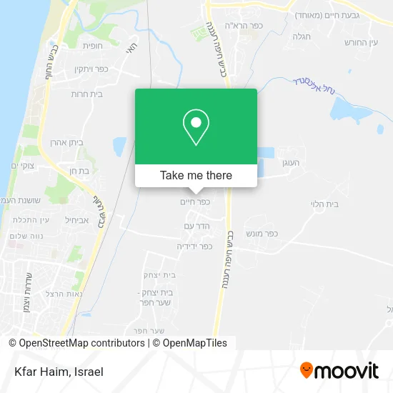 Карта Kfar Haim