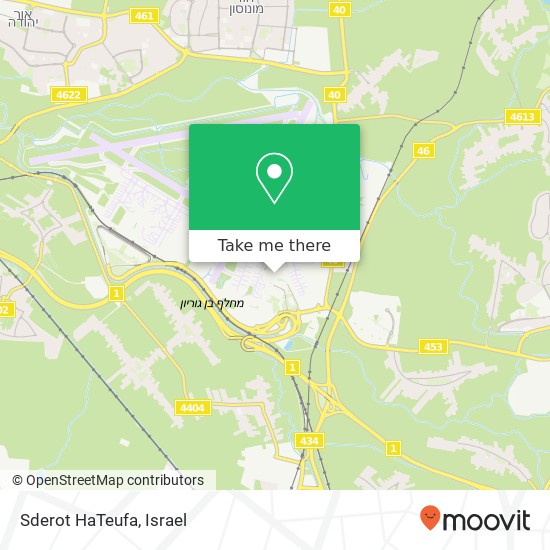 Карта Sderot HaTeufa