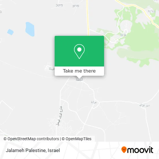 Карта Jalameh Palestine