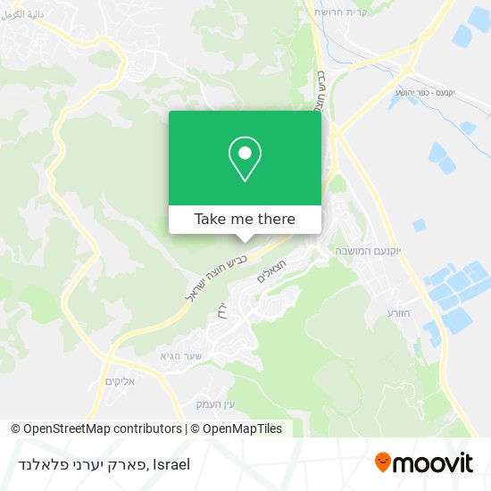 פארק יערני פלאלנד map