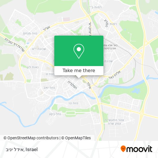 אידל יניב map