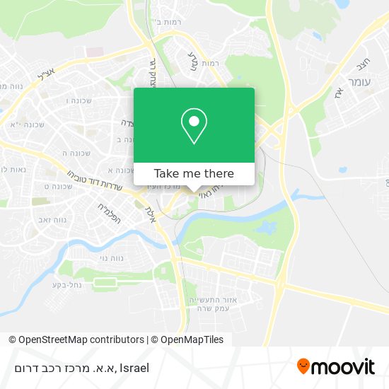 א.א. מרכז רכב דרום map