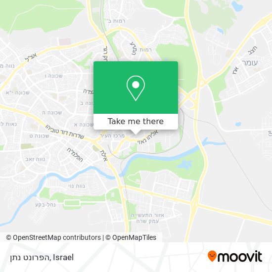 הפרונט נתן map