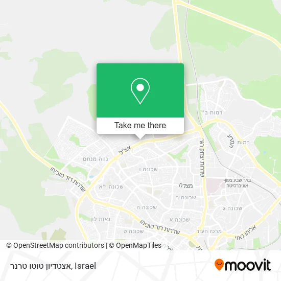 Карта אצטדיון טוטו טרנר