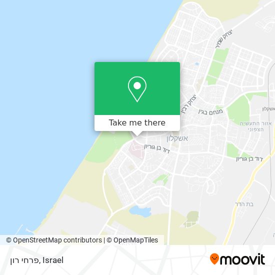 פרחי רון map