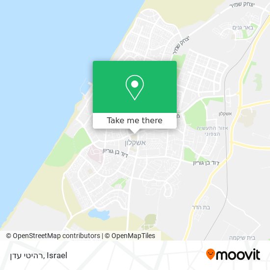 רהיטי עדן map