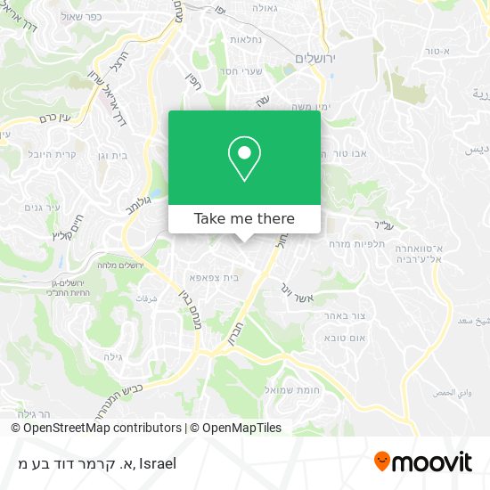 א. קרמר דוד בע מ map