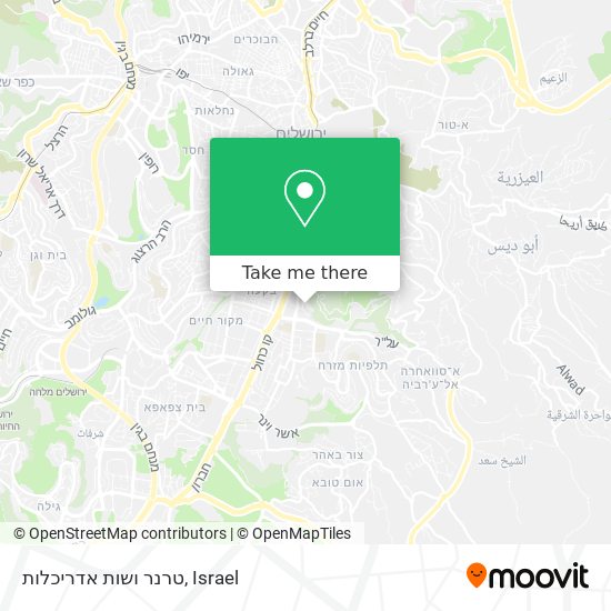 טרנר ושות אדריכלות map