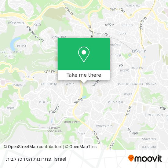 פתרונות המרכז לבית map