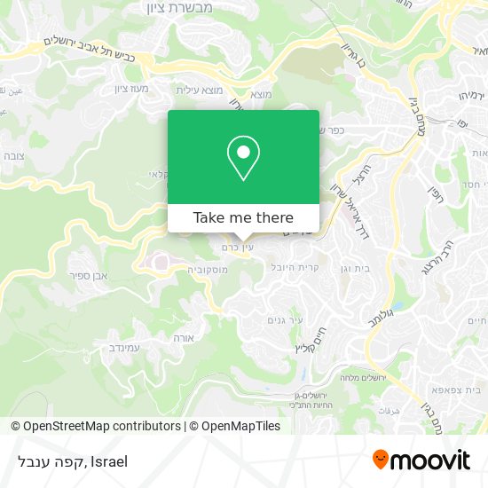 קפה ענבל map