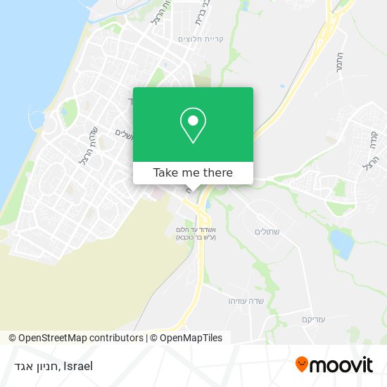 חניון אגד map