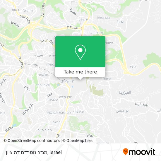 מנזר נוטרדם דה ציון map