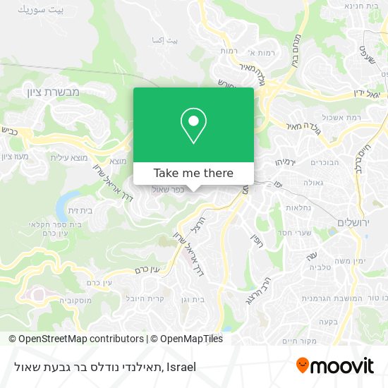 תאילנדי נודלס בר גבעת שאול map