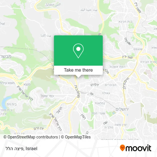 Карта פיצה הלל