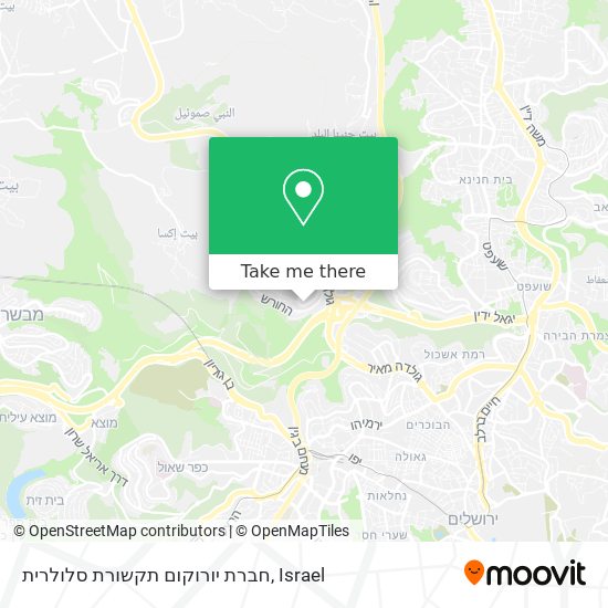 חברת יורוקום תקשורת סלולרית map